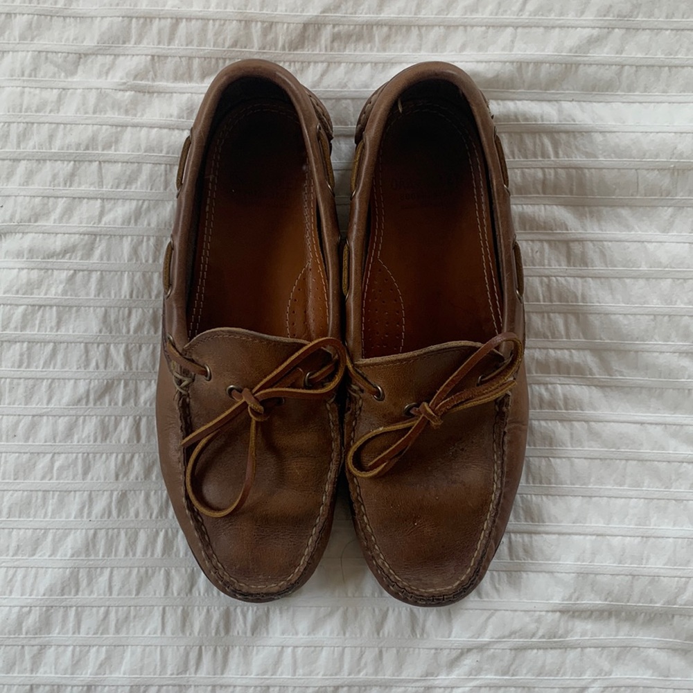 Oak Street Bootmakers Camp Moc in Natural Chromoexcel 8.5D